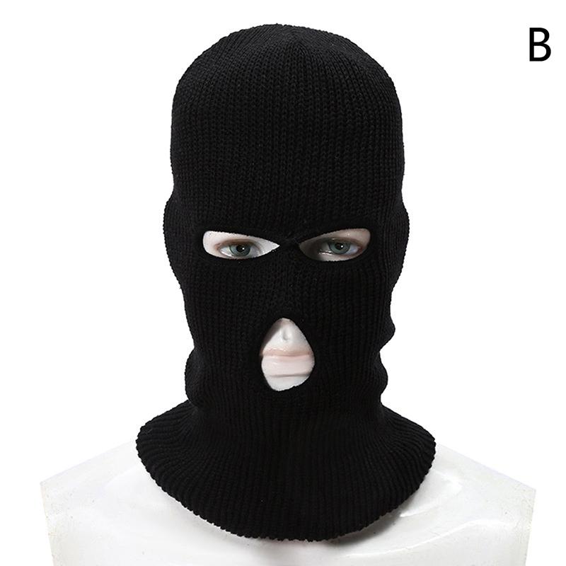 Dệt Kim Balo Nón Full Face Khăn Choàng Nữ Mùa Đông Ấm Magic Vòng Cổ Khăn Mặt Nạ Bò Bộ Đội Chui Đầu Ngoài Trời Nhét Color: B