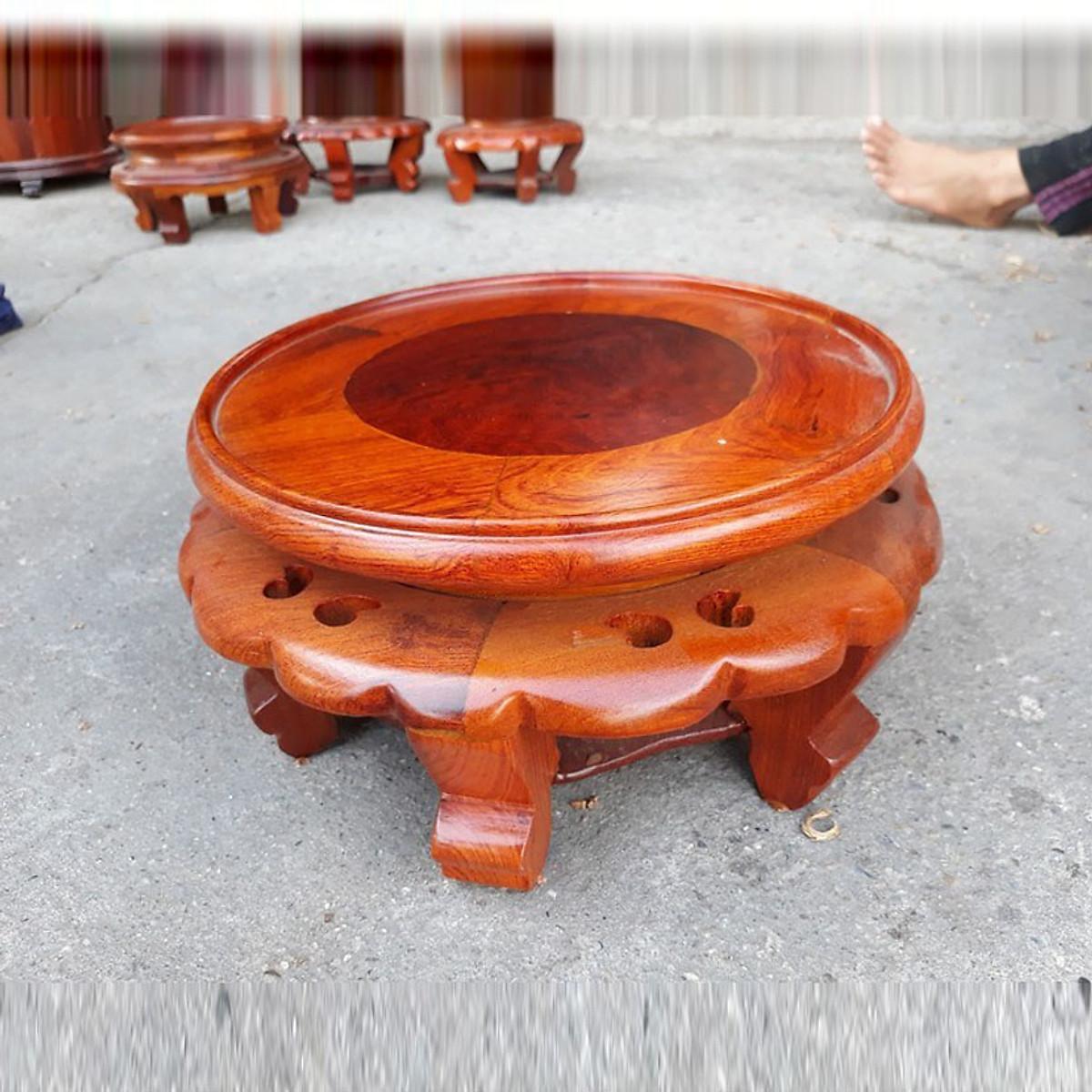 Kỷ tròn hàng gỗ hương cao cấp