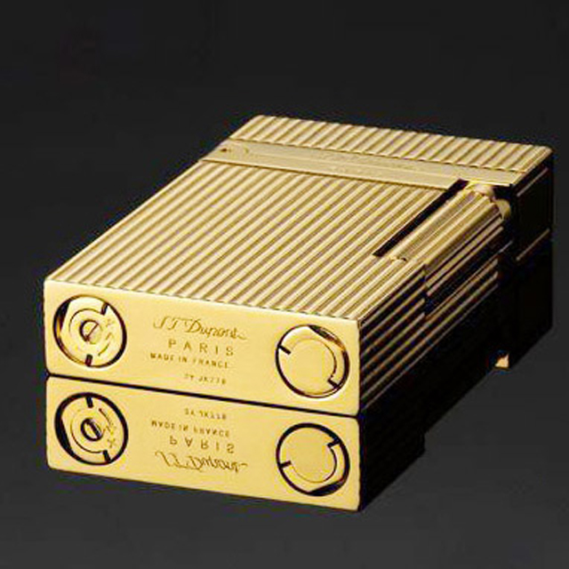 Vỏ Hột Quẹt Bật Lửa Upon D27V Họa Tiêt Kẻ Sọc Vàng, Sang Trọng Và Lịch Lãm - Dùng Ga Đá Cao Cấp