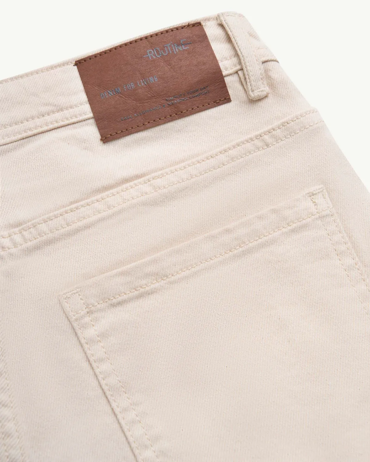 Quần jeans nam form Straight cropped - ROUTINE 10F24DPA005 | LASTORE MENSWEAR