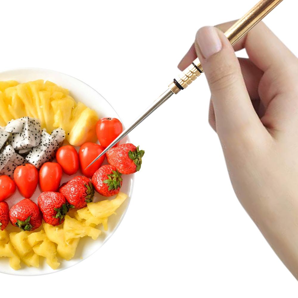 Bộ tăm cầm tay bằng hợp kim đồng thau Titan