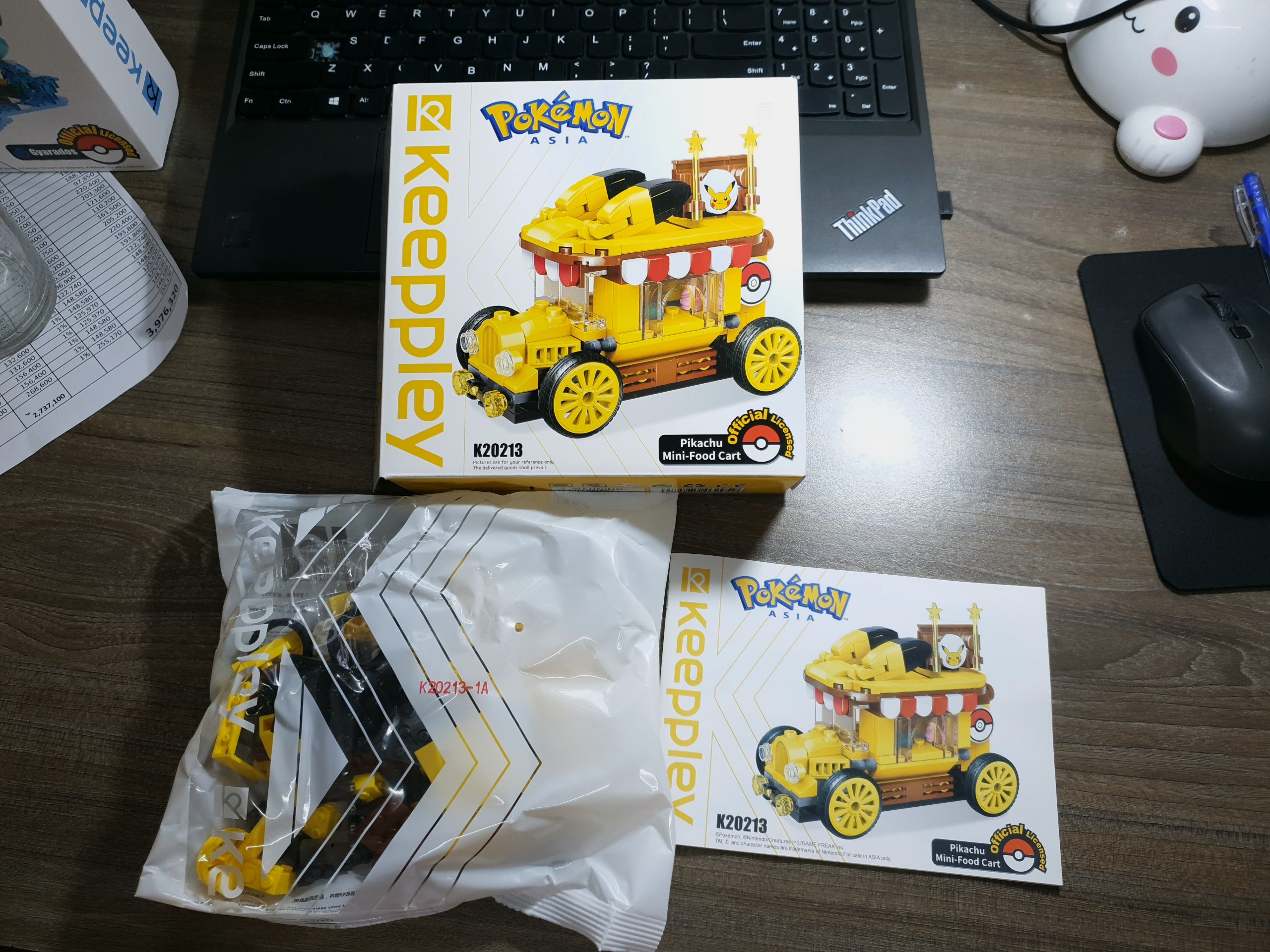 Đồ Chơi Xếp Hình Xe Pikachu KEEPPLEY K20213 QMAN