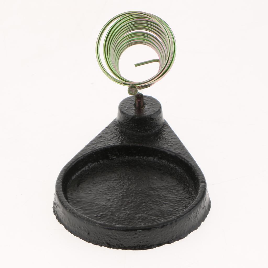 Soldering Tip Cleaner Solder Tip Cleaning Wire and Holder Soft Coiled Brass Tip Cleaner Kit