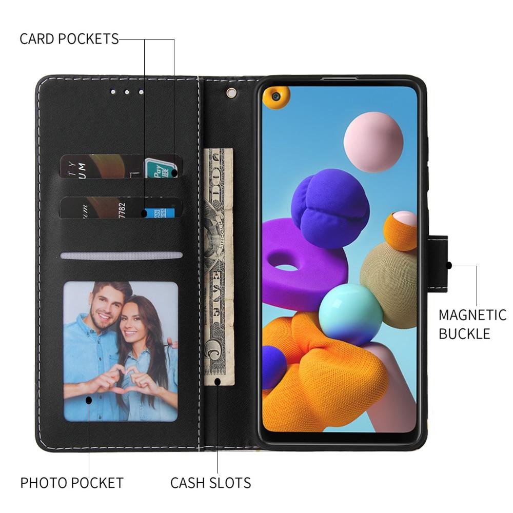 Bao Da Nắp Gập Từ Tính Có Ngăn Đựng Thẻ Cho Samsung Galaxy A21 S A11 A31 A41 A51 A71 A91 A70 A10 A20 A30 A40 A50 A70 S