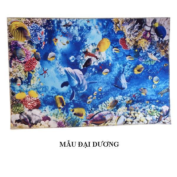Thảm Lót Sàn Trang Trí Chống Trượt 4 Mẫu Đại Dương