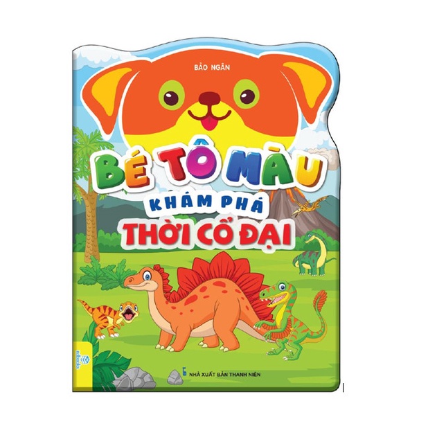 Sách - Combo 6 cuốn Bé Tô Màu Khám Phá và Bộ 12 bút sáp màu School Quality - ndbooks