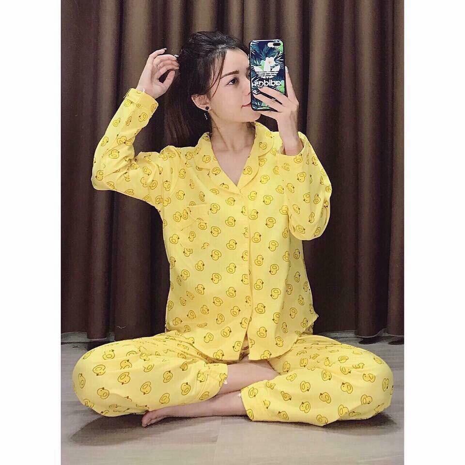 Bộ Pijama Dài Dài 49 Màu Hot 2018
