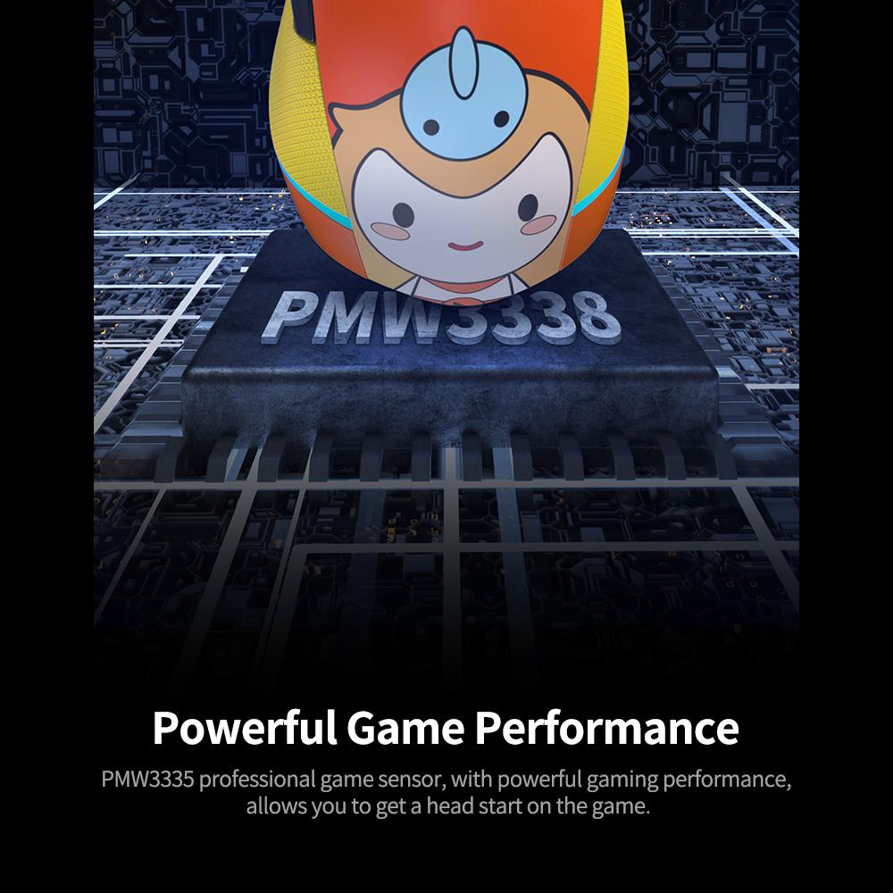 Chuột chơi game có dây DMG700 16000DPI Game / Office Chế độ kép cho máy tính xách tay và để bàn