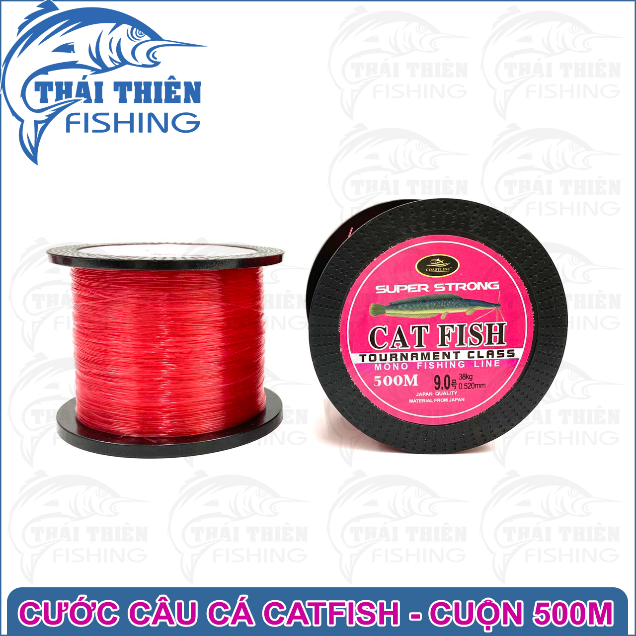 Dây Câu, Cước Câu Cá Catfish Siêu Bạo Lực Cuộn 500m Chuyên Dùng Câu Cá Tra