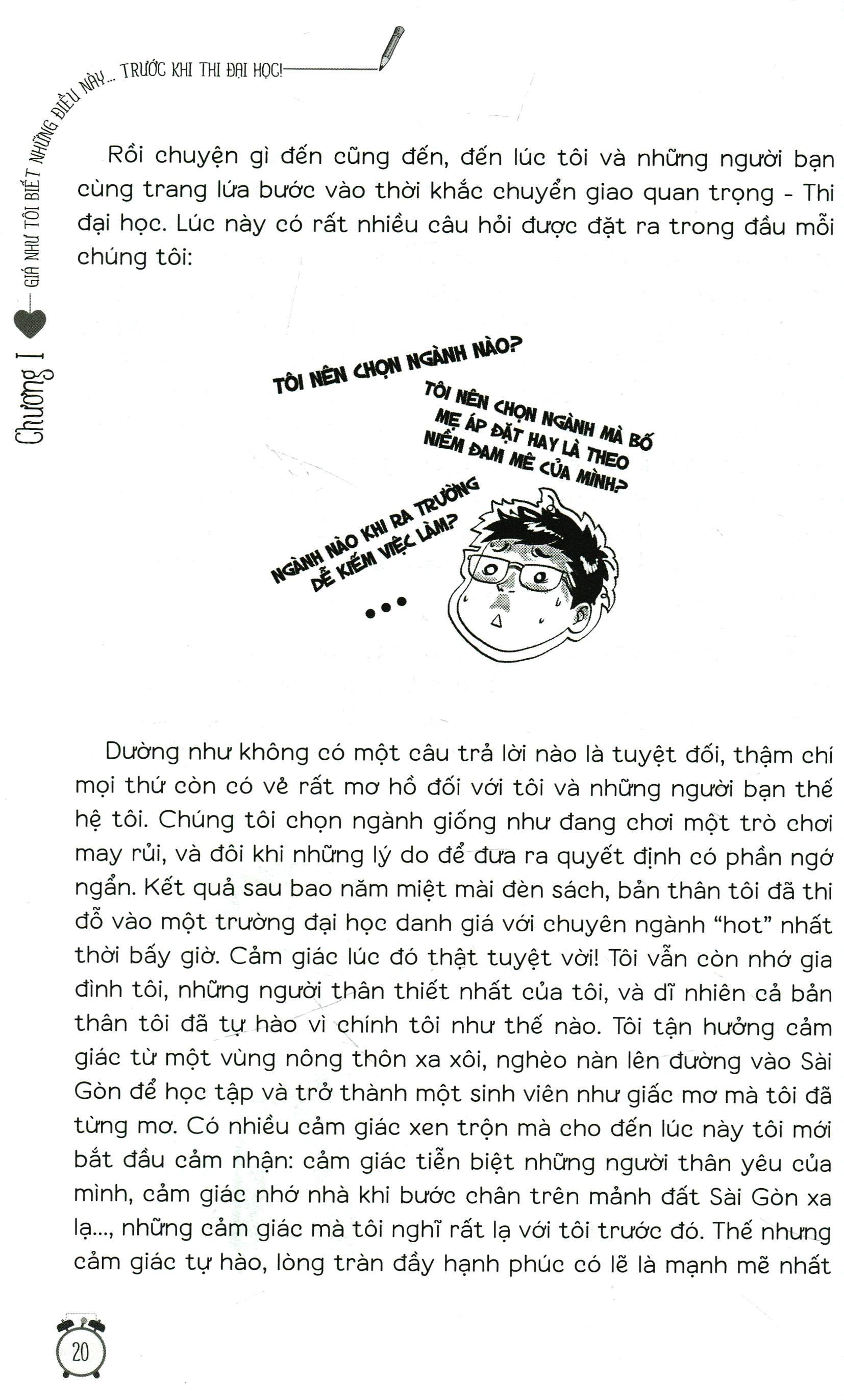 Giá Như Tôi Biết Những Điều Này Trước Khi Thi Đại Học