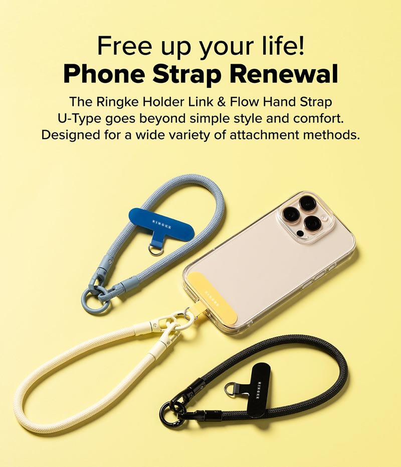 Dây đeo RINGKE Holder Link Flow Hand Strap U-Type - Hàng Chính Hãng