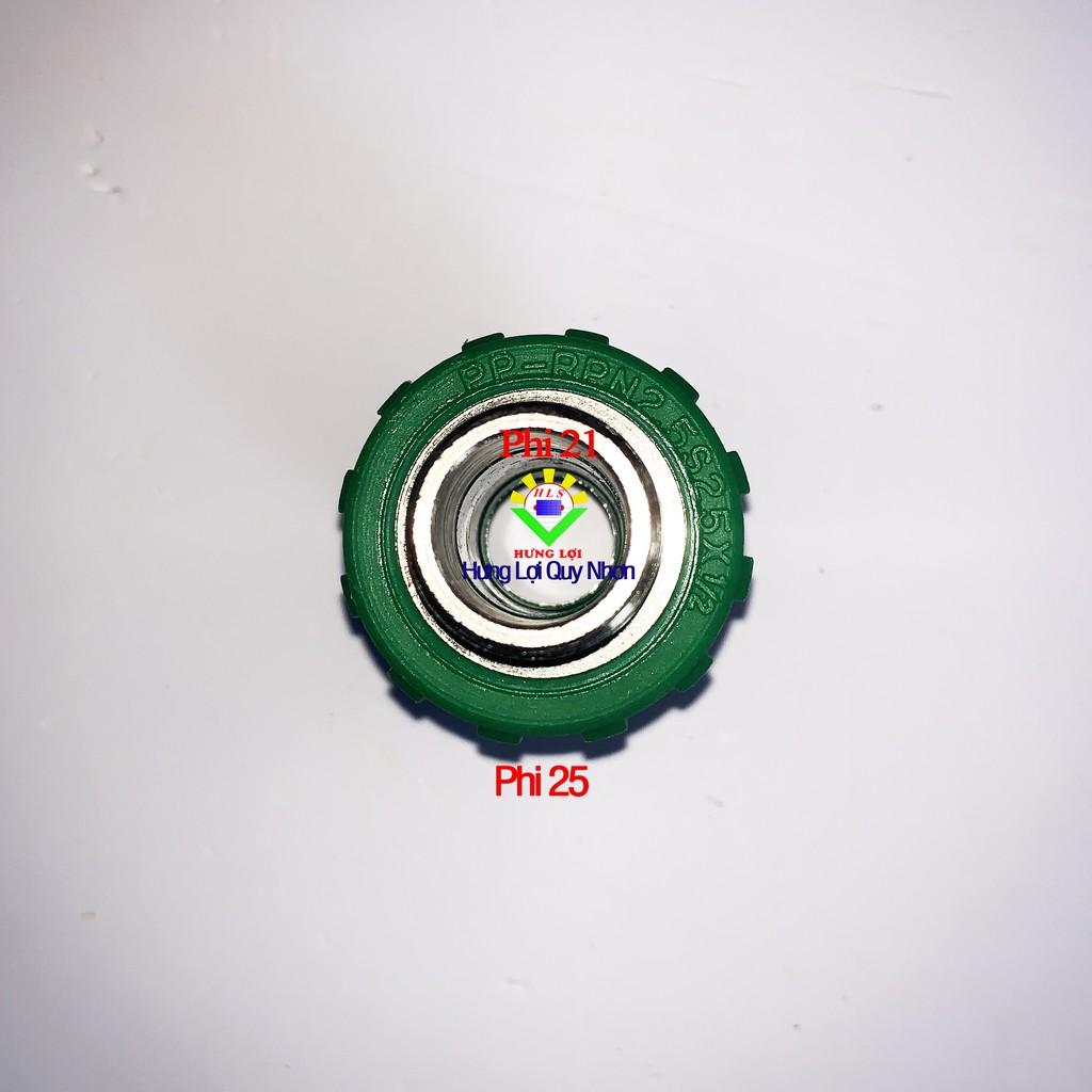 Nối ren ngoài ống nước nóng PPR phi 25 32 - phụ kiện ống nước nóng, lạnh