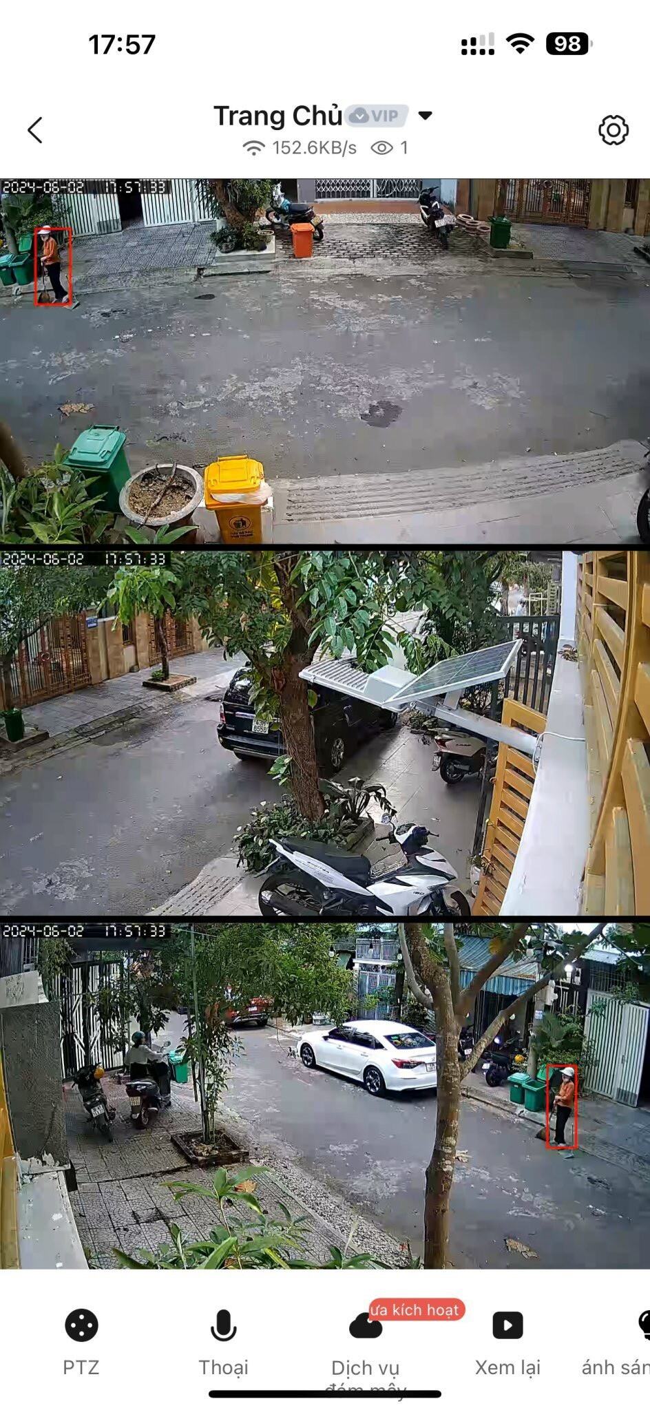 (Lỗi 1 đổi 1) Camera YOOSEE ngoài trời 4 mắt (3 mắt đều xoay được), 3 màn hình 24MPX siêu nét có Tiếng Việt- Hàng chính hãng