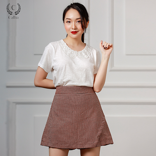 Quần váy nữ Callia đắp chéo Lila
