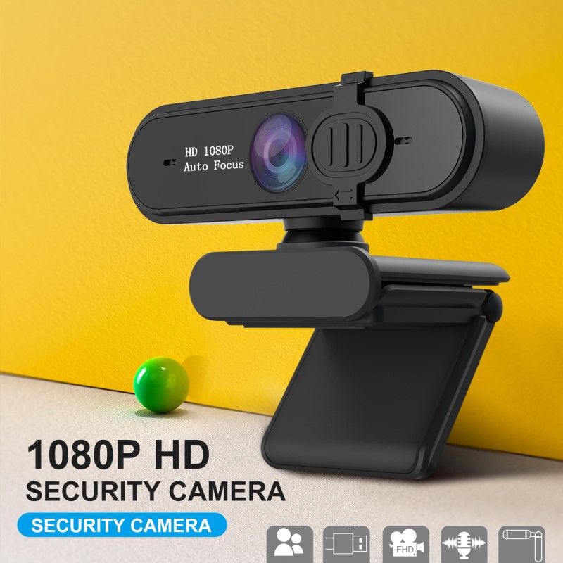 Webcam HXSJ S6 Auto Focus Góc  Rộng 1080P - hàng nhập khẩu