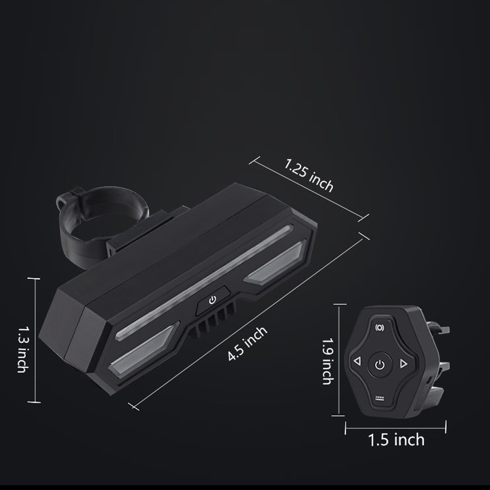Đèn Đuôi Xe Đạp Điều Khiển Từ Xa Không Dây Có Sạc USB