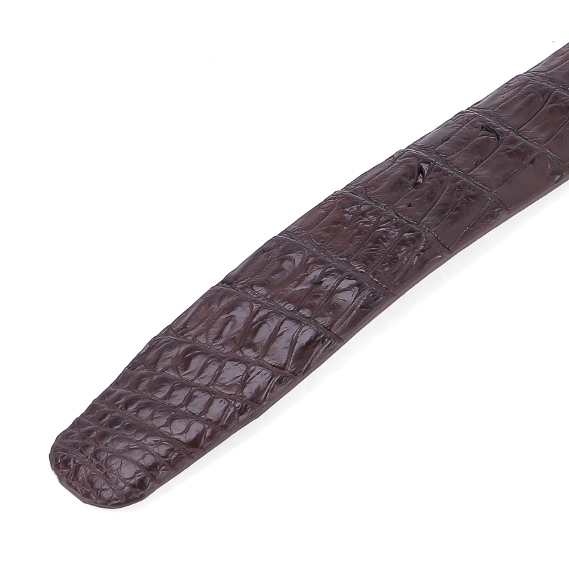 Bộ Ví &amp; Thắt Lưng Nam Da Cá Sấu Gai Đuôi Huy Hoàng HT2242-HT4245 (23 x 11,5 cm) - Nâu Đất