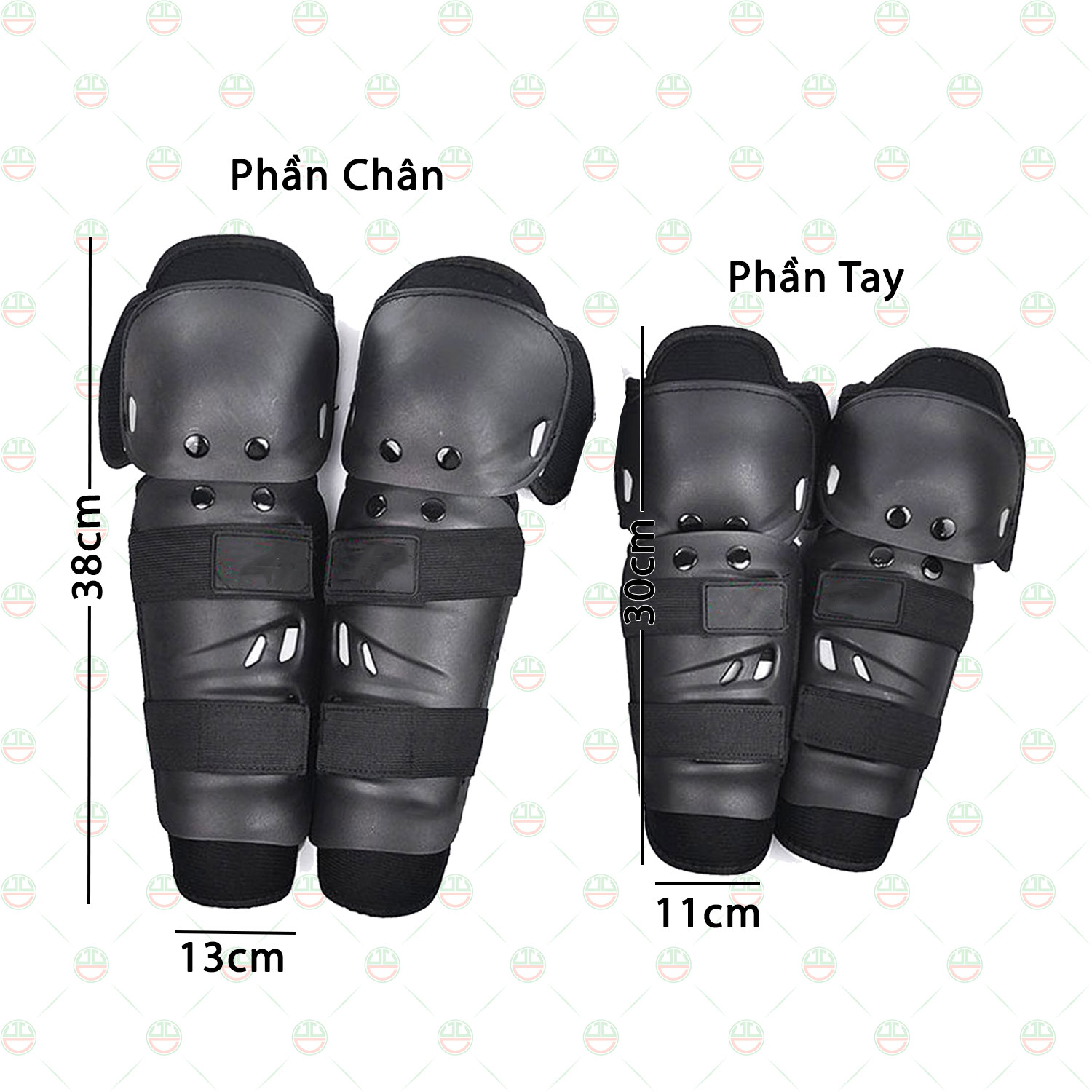 Bộ Giáp Nhựa Bảo Hộ Chân Tay KhoNCC Hàng Chính Hãng - An Toàn Khi Thể Thao - Trên Những Nẻo Đường PDLVQ-GN-2001