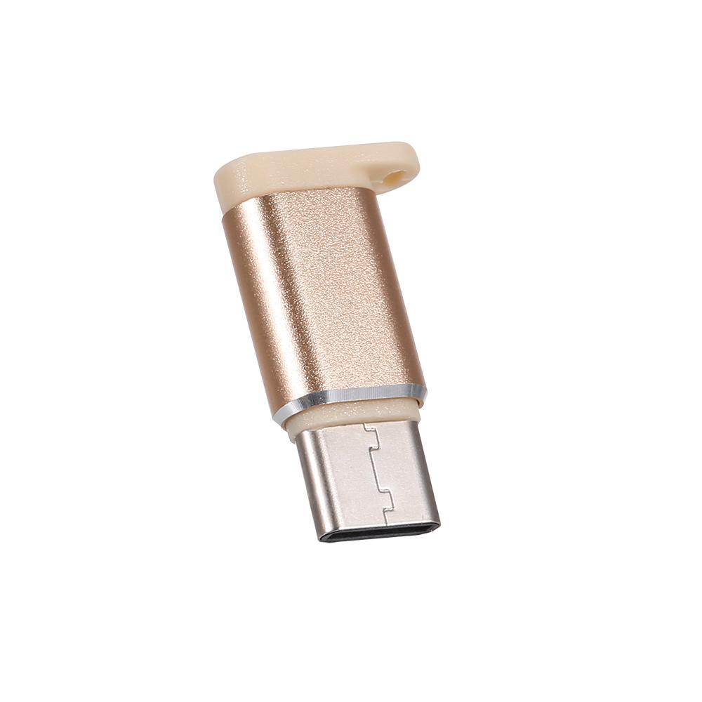USB 3.1 Type-C Adapter Micro USB Female to Type-C Male OTG Adapter Converter Plug and Play OTG Connector Gold