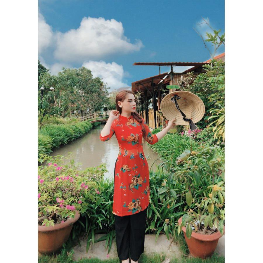Áo Dài Cách Tân Cổ Trụ - QA0099