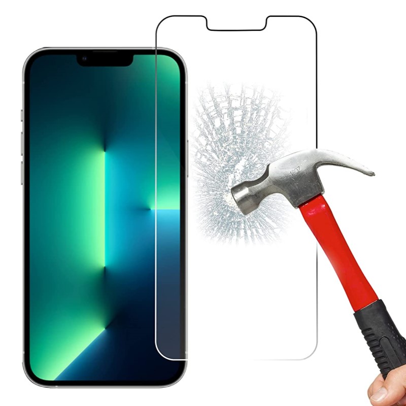 Kính cường lực cho iPhone 13 Pro Max, 13 Pro, 13, 13 Mini chống nhìn trộm/ chống vân tay/ full màn hình/ không viền màu