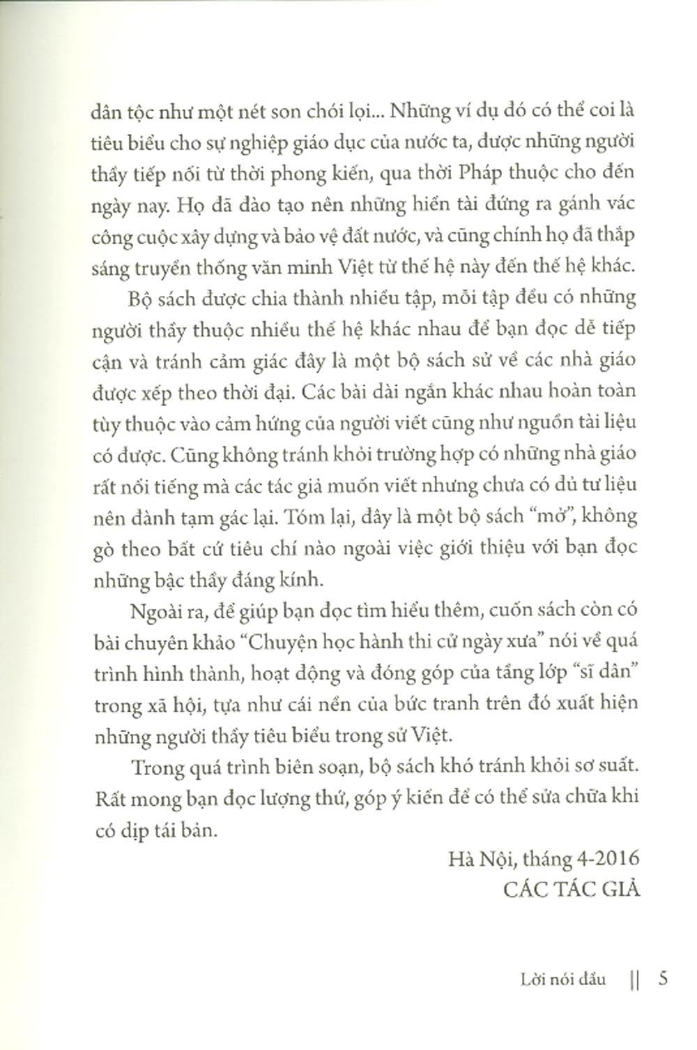 Những Người Thầy Trong Sử Việt - Tập 1 (Tái Bản 2023)