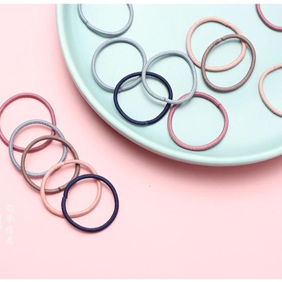 Set 100 dây thun cột tóc siêu dai siêu rẻ