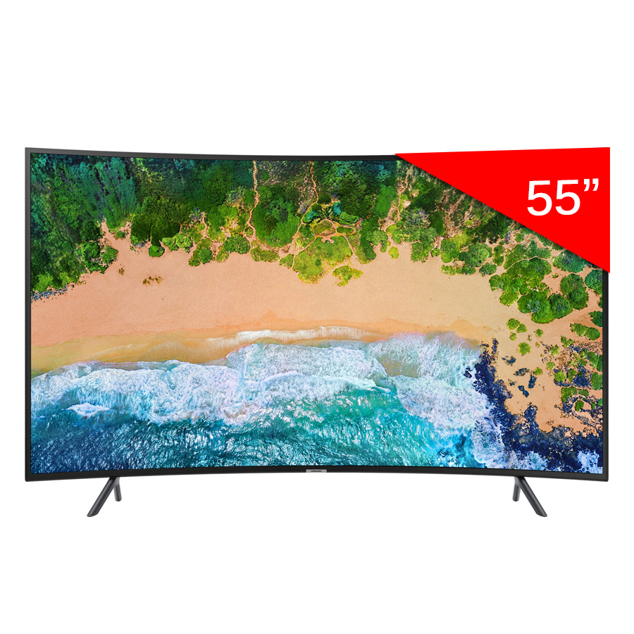 Smart Tivi Màn Hình Cong Samsung 55 inch UHD 4K UA55NU7300KXXV - Hàng Chính Hãng