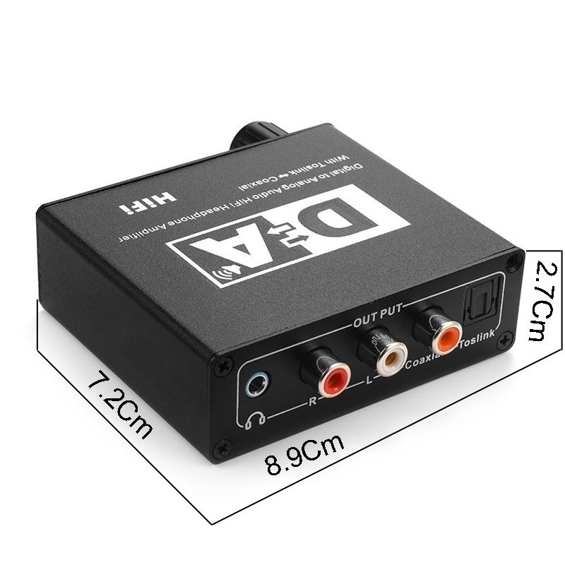 Bộ chuyển quang (optical) sang audio AV, có nút điều chỉnh âm lượng