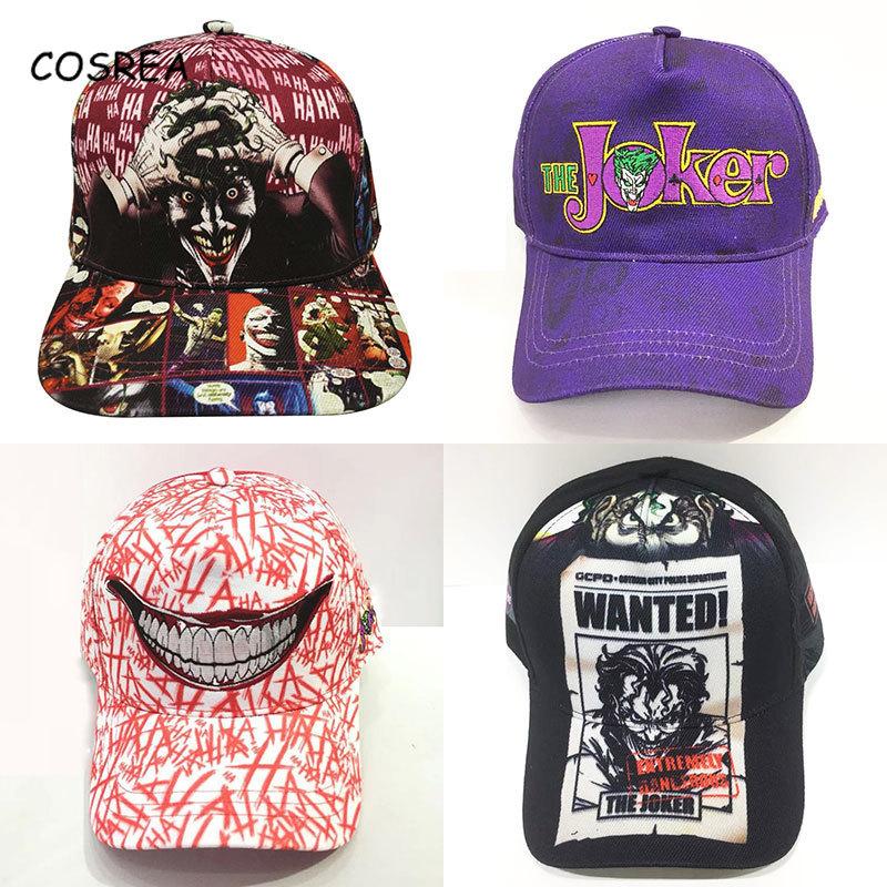 Mới Joker Mũ Bé Trai Bé Gái Nón Joker 3D In Mũ Bóng Chày Chú Hề Nón Hip Hop Thời Trang Thông Dụng Trưởng Thành Nam Nữ unisex