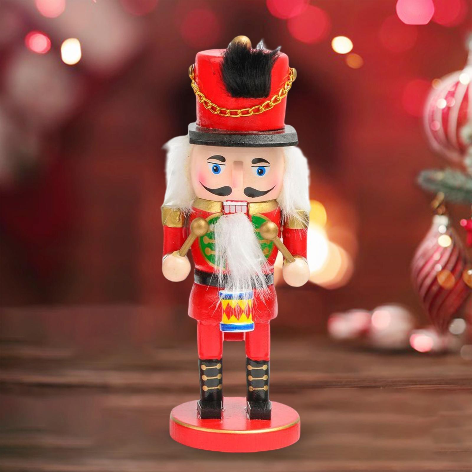 Nutcracker Figurine for Party Festive Bookcase Desktop Decorative
