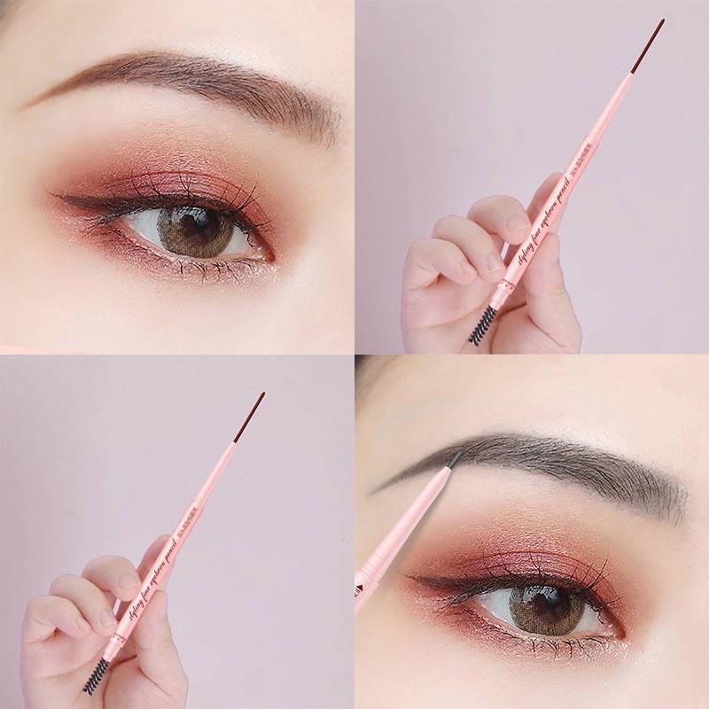 Cây chì kẻ lông mày 2 đầu ,tự nhiên ,lâu trôi với nhiều màu ,chống thấm nước siêu tiện lợi