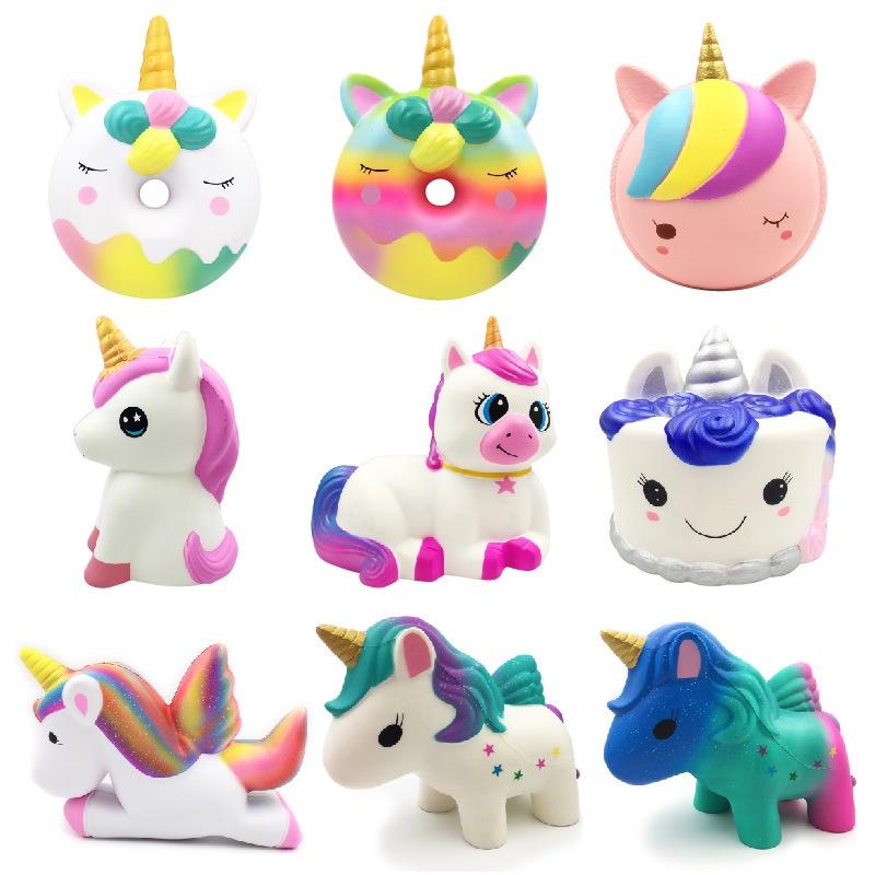 Squishy hình bánh hình thú hình củ quả tạo hình giải nén bóp trút giận mềm mịn giải tỏa căng thẳng cho bé