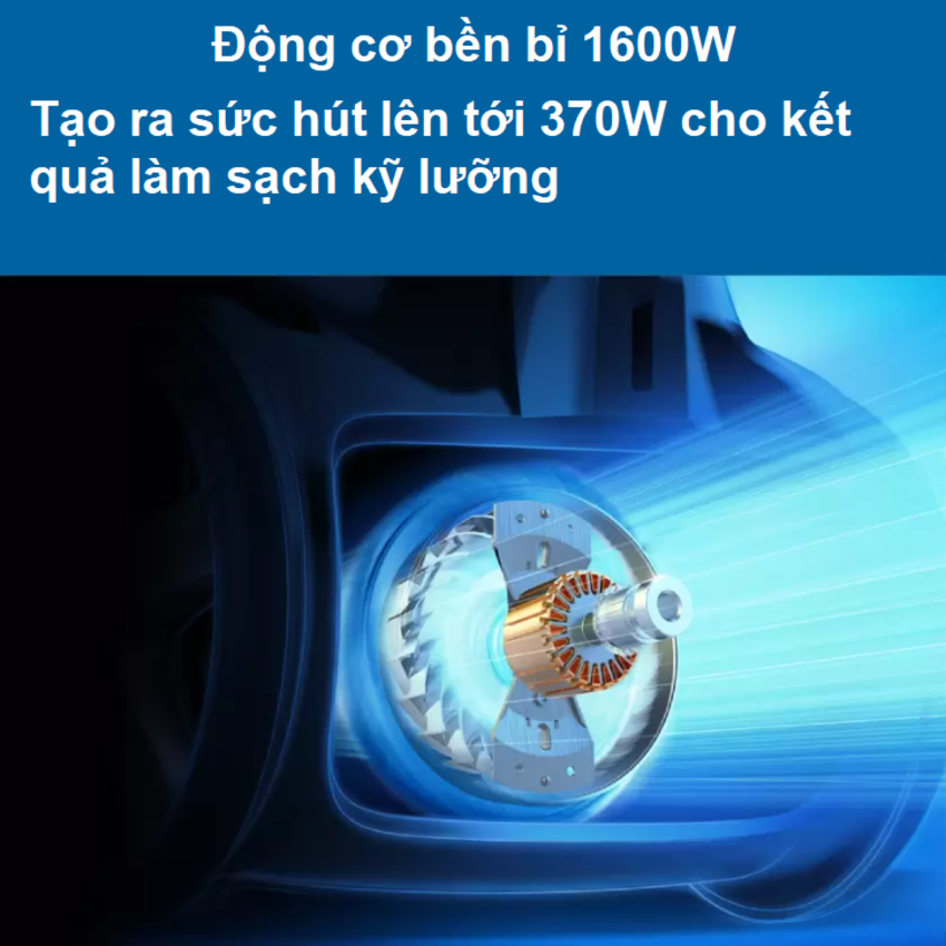 Máy hút bụi không túi PowerPro Compact thương hiệu Hà Lan Philips FC9351/82 1600W - Hàng chính hãng (BH 2 NĂM)