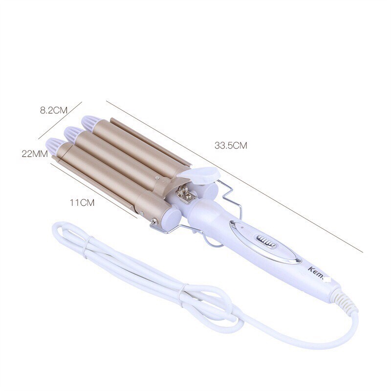 Máy làm tóc 3 trục Kemei 1010