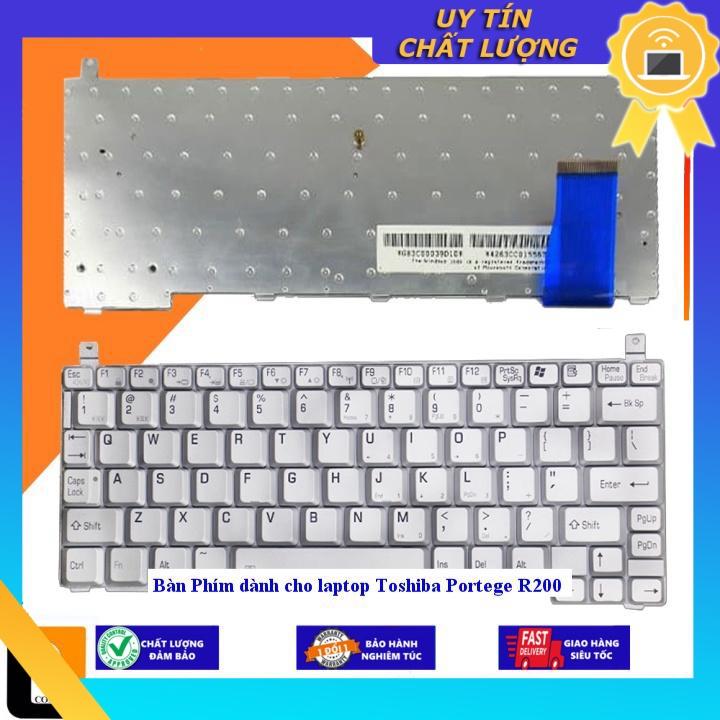 Bàn Phím dùng cho laptop Toshiba Portege R200 - Hàng Nhập Khẩu New Seal