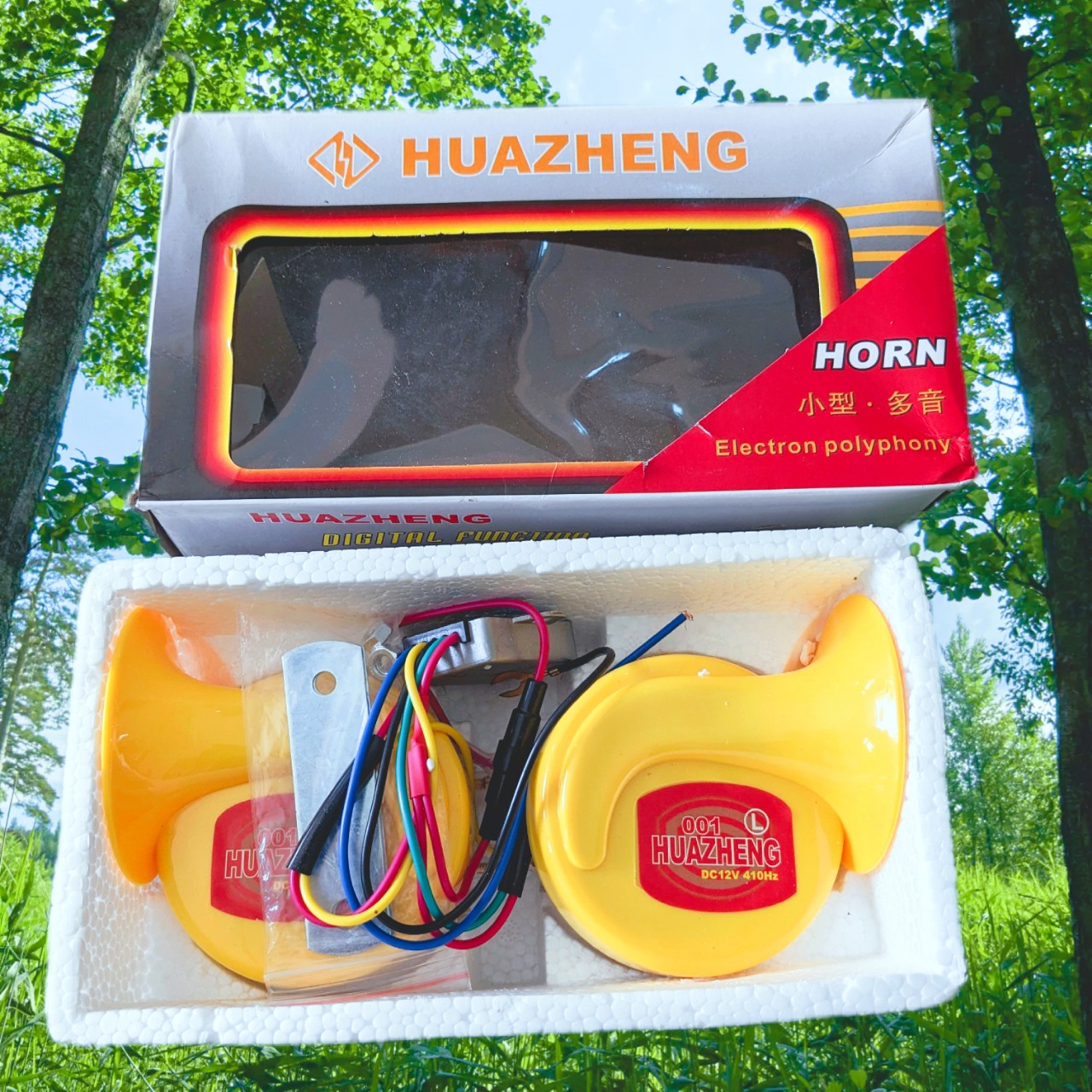 Còji Ngân ÔTÔ Xe Máy Kiểu Ốc Sên 8 Tiếng: Âm Thanh Sắc Nét, Độ Bền Vượt Trội Bản CAO CẤP, ĐÈN TRANG TRÍ