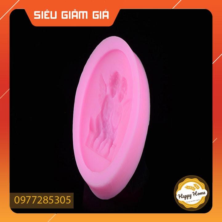 Khuôn đôi thiên thần silicon 3D làm bánh rau câu, trang trí bánh kem
