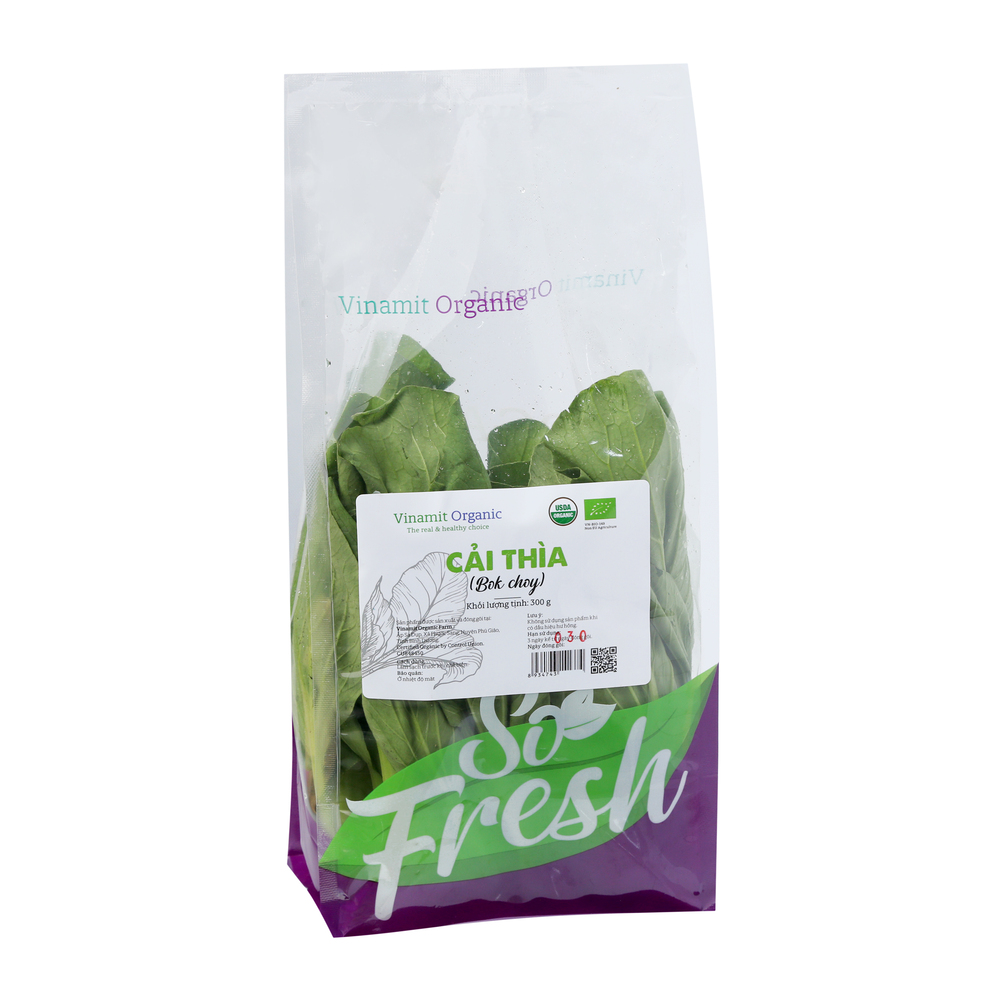 Cải Thìa Hữu Cơ Vinamit Organic 300G