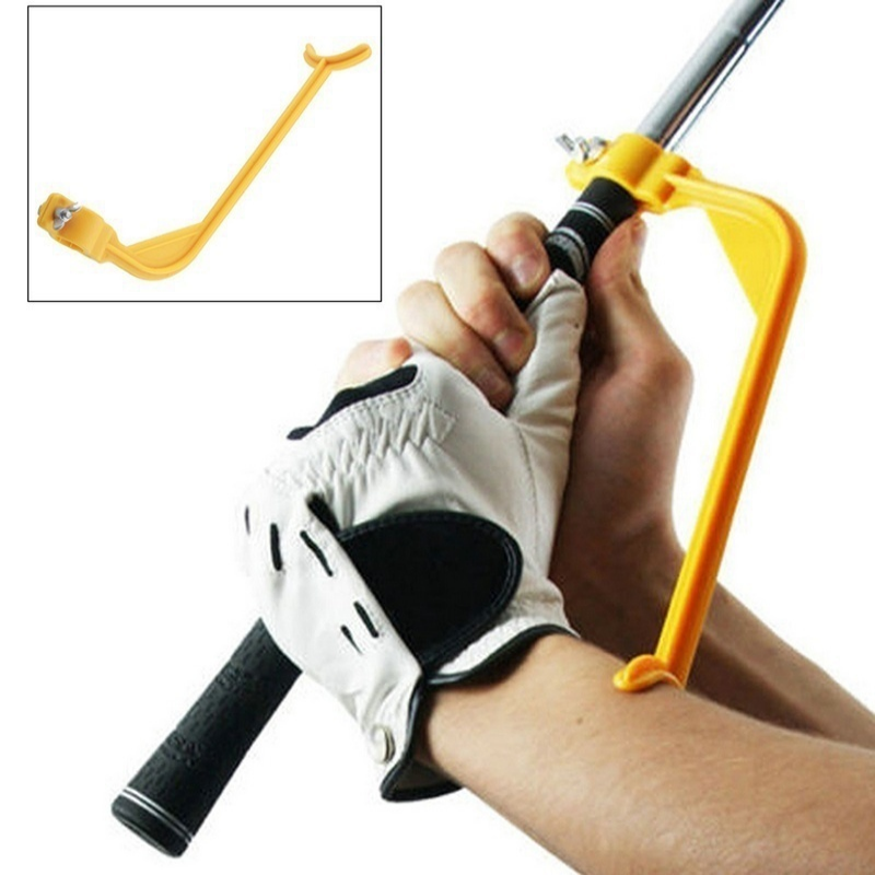 Golf Swing Swinging Huấn luyện Hỗ trợ Hỗ trợ Công cụ Huấn luyện Cổ tay Cổ tay: Vàng