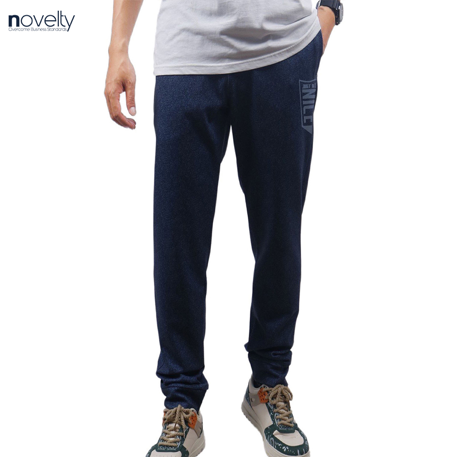 Quần jogger nam Novelty Regular fit Xanh đá NQGMMDMT3R230837Q