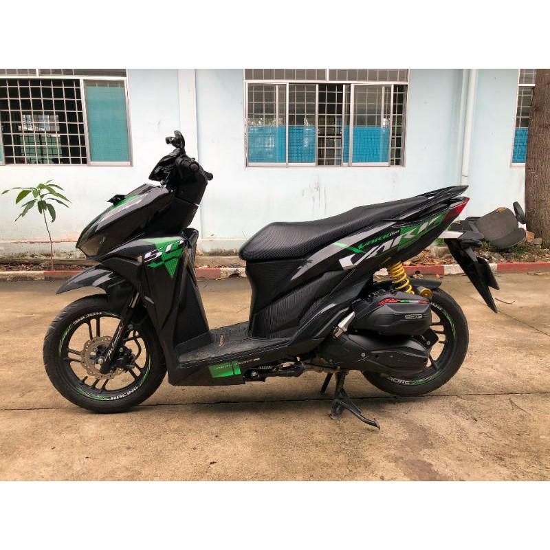 Tem rời vario ép nhám dán xe đen ko bay màu