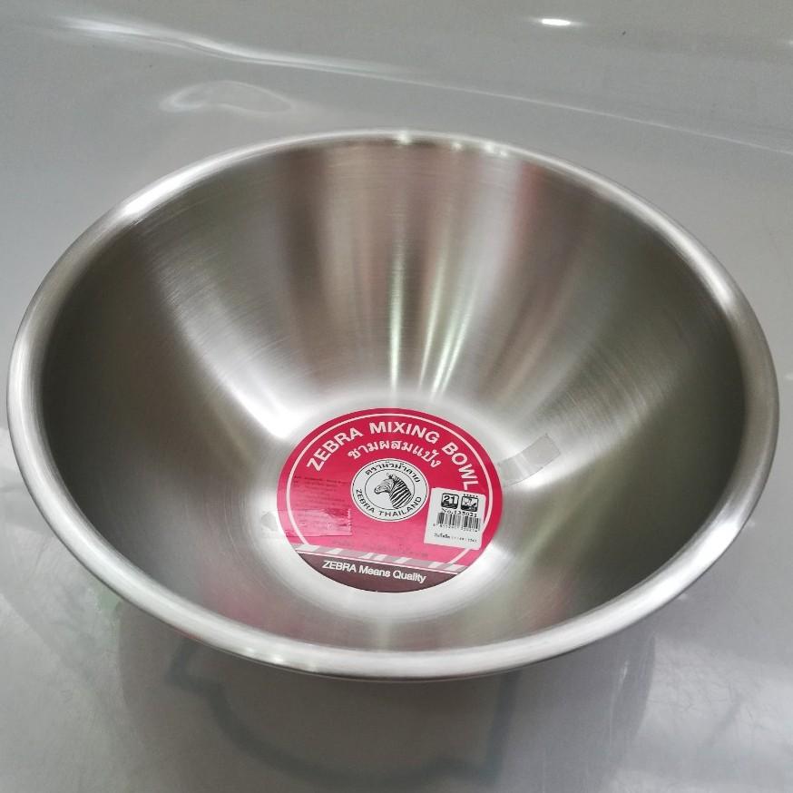 Thau Trộn Inox Thái Lan 18cm(1,2L)-21cm(2L)-24cm(3,2L)-135018,135021,135024