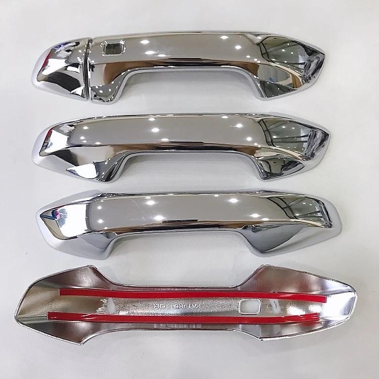 Ốp Tay Cửa Và Hõm Cửa Xe Kia Cerato, K3 từ 2019 đến 2023 Mạ Crom Cao Cấp, Chống xước tay cửa làm đẹp cho xe