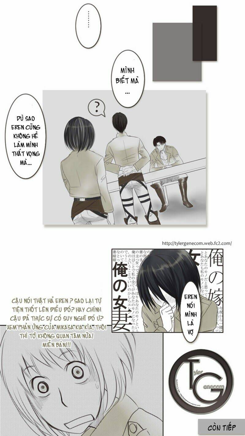tấn công người khổng lồ - doujinshi eren x mikasa chapter 22 5
