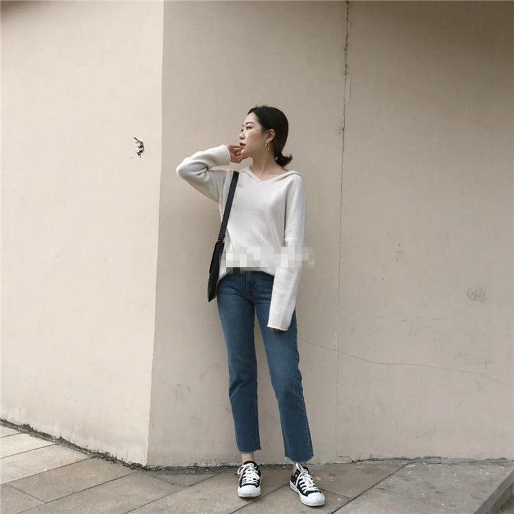 MS339 Áo hoodies len nữ có mũ
