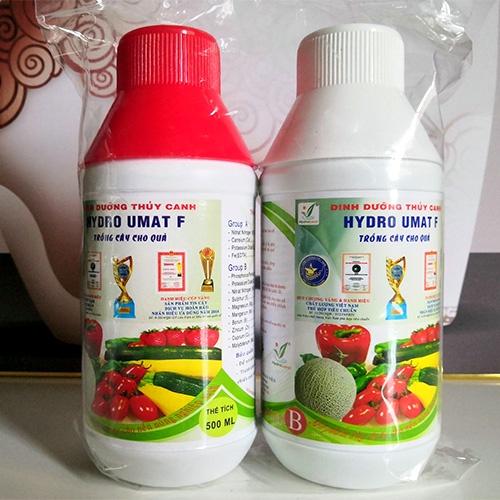 1 Bộ Gồm 2 Chai Dinh Dưỡng Thủy Canh Rau Ăn Quả Hydro Umat F - KNS3763