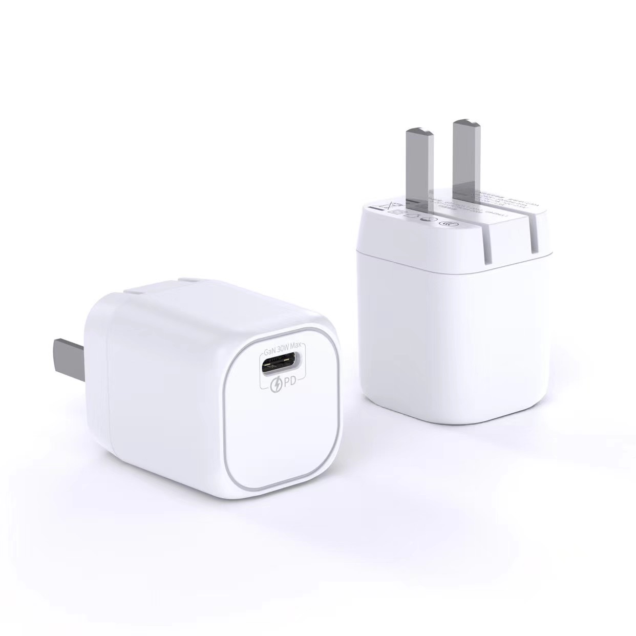 Củ Sạc WIWU GAN FAST CHARGER Ry-U33 Dành Cho Các Dòng Máy Chân Type-C, Hỗ trợ sạc Nhanh 30W - Hàng Chính Hãng