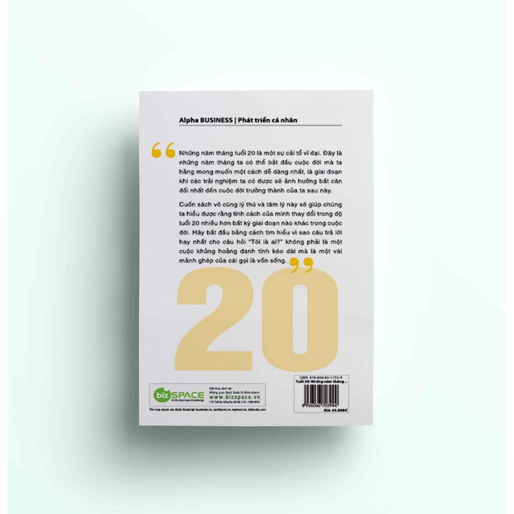 Sách - Tuổi 20: Những năm tháng quyết định cuộc đời bạn