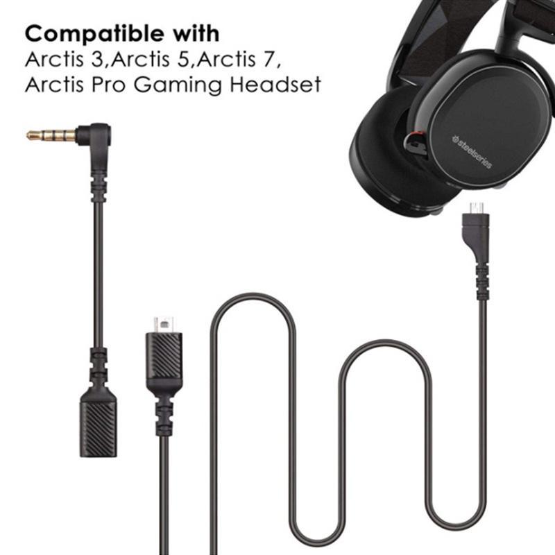 Dây Cáp Chuyển Đổi Âm Thanh Tai Nghe Chơi Game Steelseries Arctis Pro 3 5 7